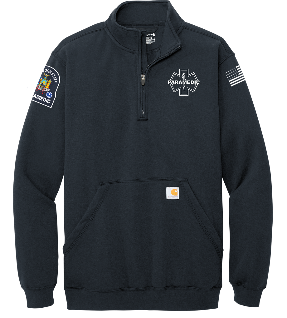 NYS EMS Carhartt® 1/4 Zip Sweatshirt | Customizable! – Code-2 LLC
