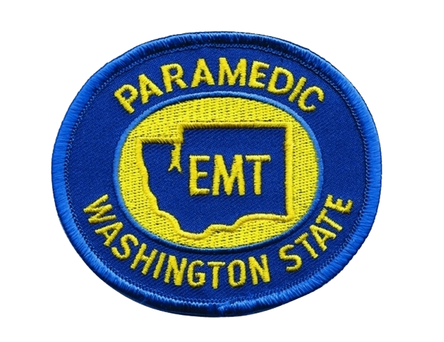 Washington State Emergency Medical Technician EMT EMS Patch Washington WA v5