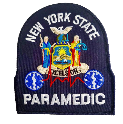 New York State EMT Patch Blue