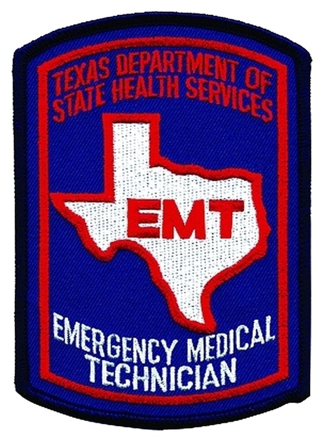 Emergency Medical Technician Logo Patch, Medical Patches